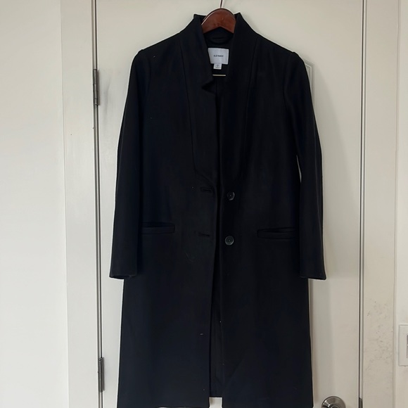 Old Navy lapel collar wool blend coat - Picture 1 of 4